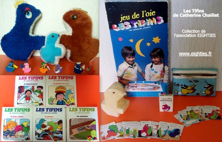 Collection produits dérivés Tifins Eighties